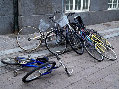 Bicycle pile 2