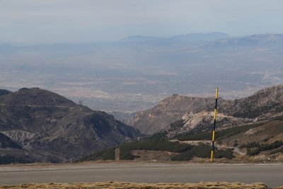 Looking down towards Granada