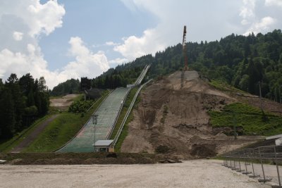 Garmisch ski jump construction