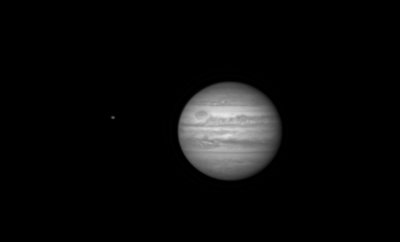 Jupiter et Io le 14 aot 2007 15h19 TU