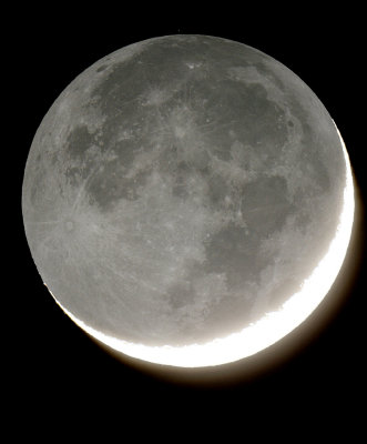 Lune cendre du 15 aot 2007