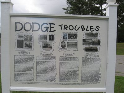 Dodge Land & Timber Troubles (1868-1923) - Marker 6a (Readable)