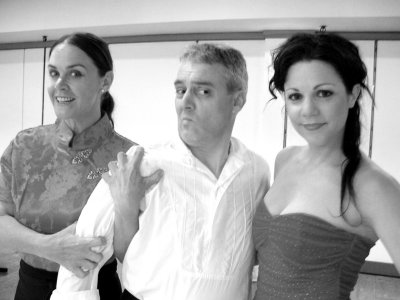 The TV Chefs S+S 2007, Katy as Barbie, David as Roger  & Diana as Kirsti