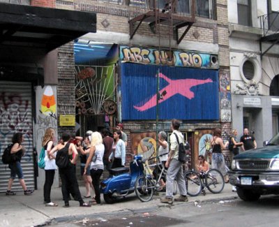 Outside LES NYC's ABCNoRio.
