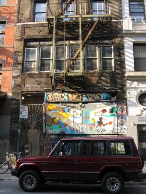 Sina lived across the street on Rivington.