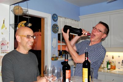 David and Jeff Getting Drunk