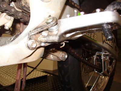 Fastway Pegs Modified to fit KX250F