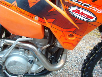 KTM 450 with Air/Fuel Sensor (Wide Band)