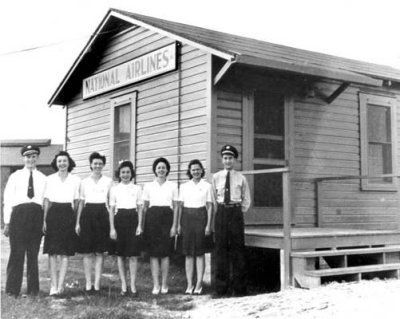 1940's - National Airlines Ft. Myers Station Staff