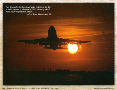 2001 - Aviation Week & Space Technology Annual Photo Contest Issue