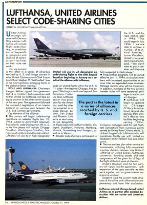 1993 - Aviation Week & Space Technology (top photo)
