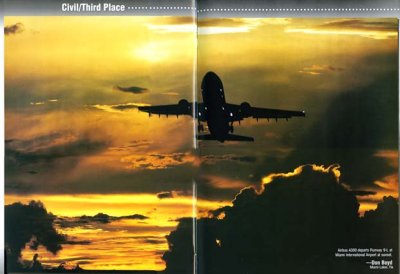 1997 - Aviation Week & Space Technology Annual Photo Contest Issue - 3rd Place Civil Category, full double page