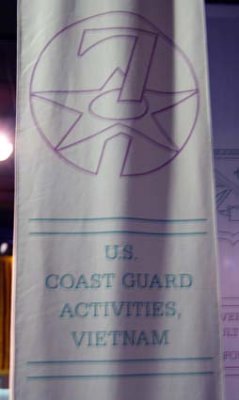 2007 - U. S. Coast Guard Activities Vietnam banner at the Vietnam Veterans National Memorial, stock photo #1713