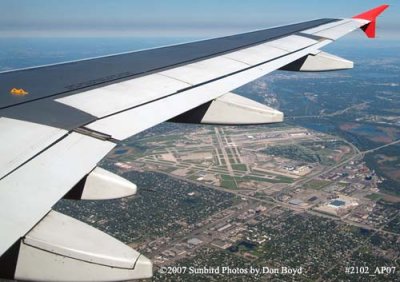 2007 - aerial view of Minneapolis-St. Paul International Airport aviation stock photo #2102