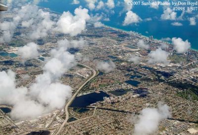 2007 - northeast Dade County and southeast Broward County landscape aerial stock photo #2098