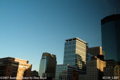 Part of downtown Minneapolis in early morning light stock photo #2130