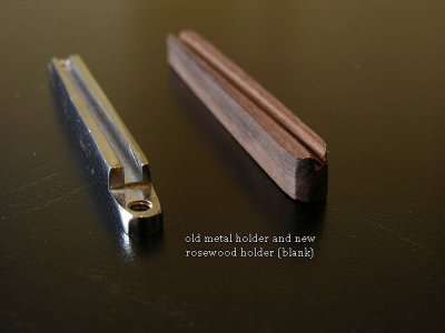Old and New Saddle Holders