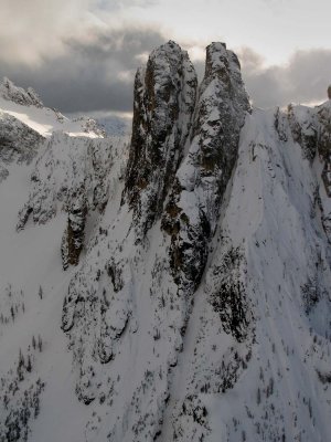 Early Winter Spires, E Faces (LibertyBell040405-49.jpg)