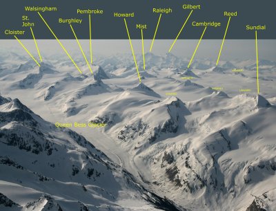 Placenames Of The Northern Homathko Icefield