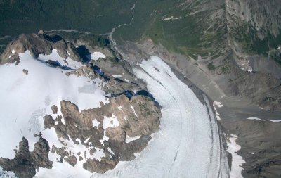 Blue Glacier, View NW Down Glacier  (OlympicNP091307-37adj.jpg)