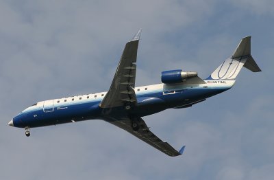 United Express CRJ approaching JFK 31R