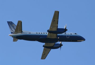 United Express SAAB-340 taking off from HPN