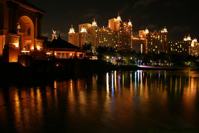 Atlantis at night