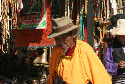 Old man in traditional cloth