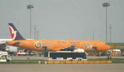 Air Macau's special livery A-321