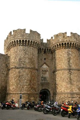 Rhodes - Marine Gate.  Rhodes is very close to Turkey and has many Moorish influences.