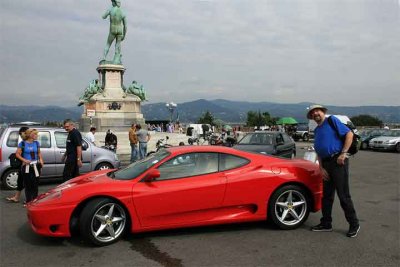 The Ferrari was more interesting to Howard than David