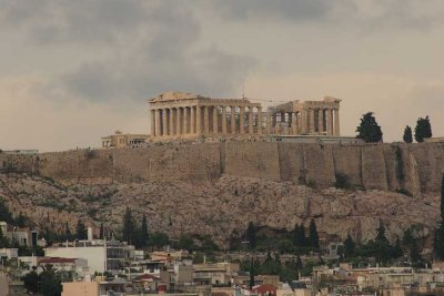 The mighty Parthenon on the Acropolis - built 447 BC!