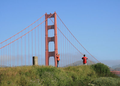 I have always loved the Golden Gate Bridge and the Marin Headlands. This view is from Battery East on the NW side of SF