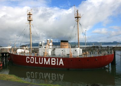 Lightship Columbia in Astoria, WA