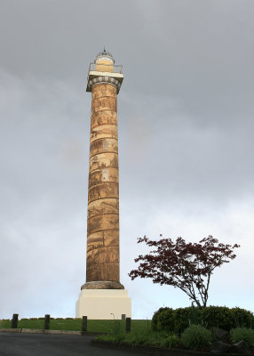 Astoria Column was a beautiful monument high upon a hill in Astoria