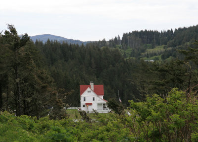 Heceta B&B (formerly lighthouse keepers' house) - where I spent one night
