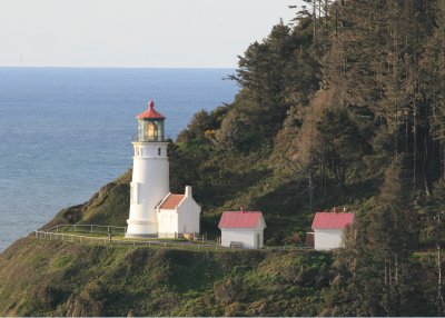 Heceta from 101 south of the lighthouse