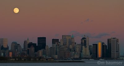 Moon Over Manhattan