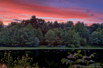 Sunset at Teatown Lake Reservation