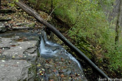 Top of a small waterfall