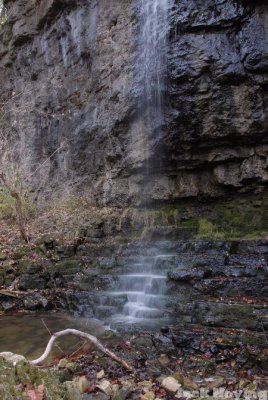 Bottom of a 30' waterfall