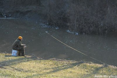 Fishing on Loramie Creek