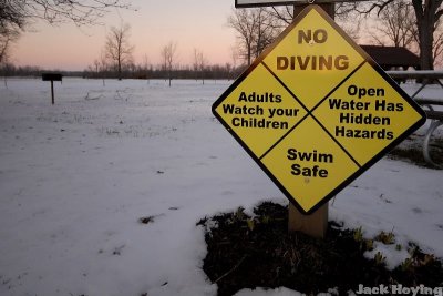 No Diving?  No Kidding!