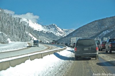 The First West Bound Vehicle we saw on I-70