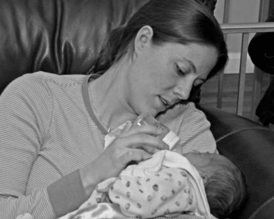 Mother & Son at 12 days old