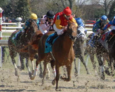Churning up the Track
