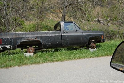 End of the road for this Chevy
