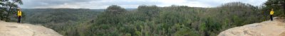 Panorama from Lovers Leap (Natural Bridge in the distance)