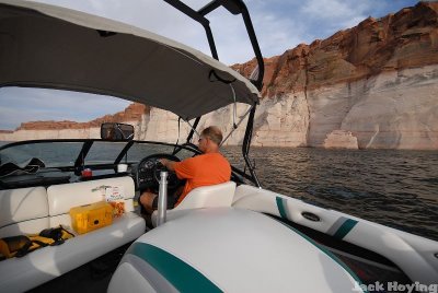 Checking out Lake Powell