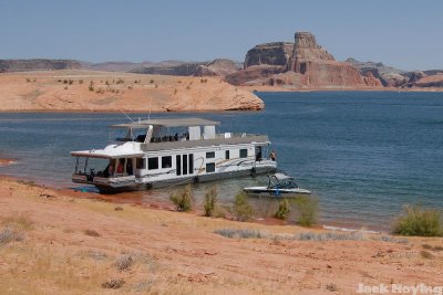 Parked on Lake Powell